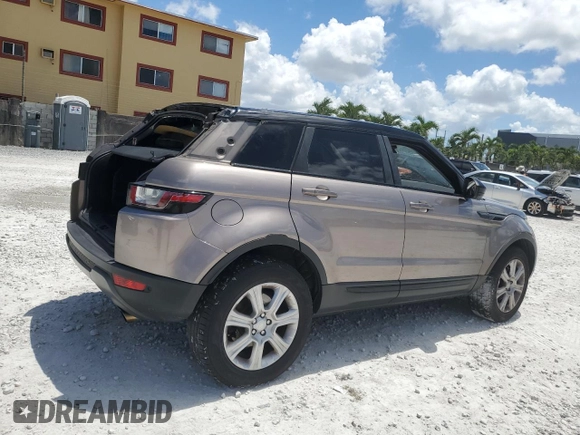 2017 Land Rover Range Rover Evoque SE with VIN SALVP2BG3HH248529, listed as a Copart auction lot 62285105 with 91,823 mi miles and Salvage title. Bid and sale history available at DreamBid. Image 3.