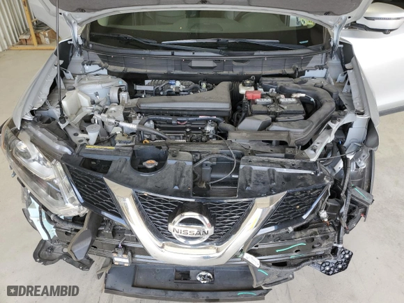 2016 Nissan Rogue SV with VIN 5N1AT2MV9GC850646, listed as a Copart auction lot 53889995 with 39,856 mi miles and Salvage Title. Bid and sale history available at carsss.com. Image 12.