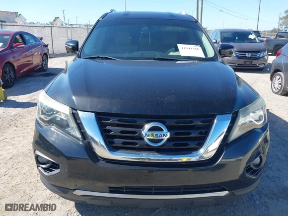 2017 Nissan Pathfinder SV with VIN 5N1DR2MN1HC660630, listed as a IAAI auction lot 41441368 with 128,528 mi miles. Bid and sale history available at carsss.com. Image 12.