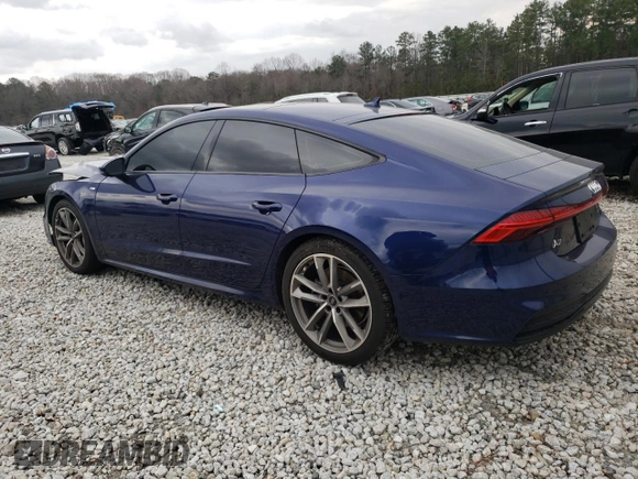 2021 Audi A7 Premium Plus with VIN WAUU2AF2XMN033362, listed as a Copart auction lot 44104065 with 11,708 mi miles and Salvage Title. Bid and sale history available at carsss.com. Image 2.