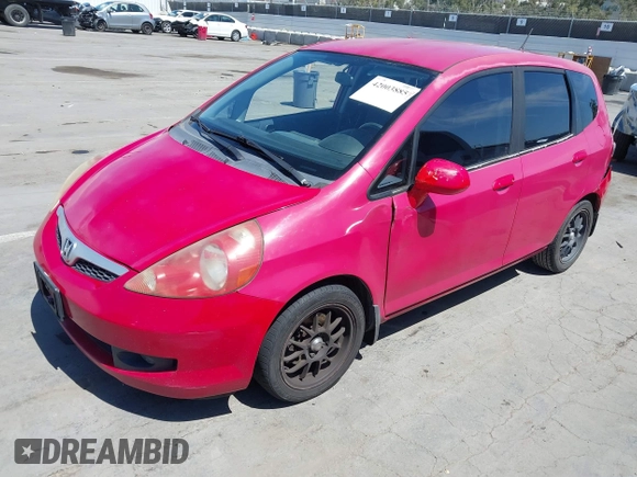 2008 Honda Fit with VIN JHMGD384X8S058806, listed as a IAAI auction lot 42003885 with 216,612 mi miles. Bid and sale history available at carsss.com. Image 2.
