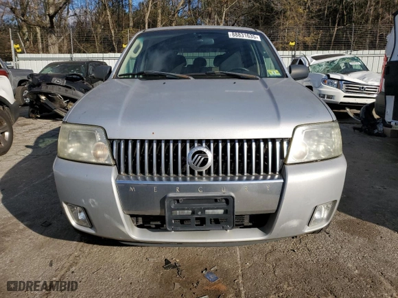 2005 Mercury Mariner Luxury with VIN 4M2YU571X5DJ04427, listed as a Copart auction lot 88831635 with 82,821 mi miles and Clean Title. Bid and sale history available at carsss.com. Image 5.