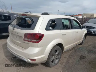 2015 Dodge Journey Crossroad with VIN 3C4PDDGG6FT601017, listed as a Copart auction lot 55485625 with 102,698 mi miles and Salvage title. Bid and sale history available at DreamBid. Image 3.