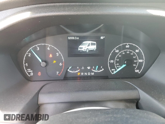 2024 Ford Transit Passenger XL with VIN 1FBAX2YG2RKA09205, listed as a Copart auction lot 57095995 with 32,059 mi miles and Clean title. Bid and sale history available at DreamBid. Image 9.