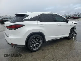 2021 Lexus RX with VIN 2T2YZMDA0MC261123, listed as a Copart auction lot 49236205 with 45,076 mi miles and Salvage Title. Bid and sale history available at carsss.com. Image 3.