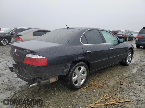 2003 Acura TL Type S w/Navigation System with VIN 19UUA56983A014407, listed as a Copart auction lot 43801225 with 116,004 mi miles and Salvage Title. Bid and sale history available at carsss.com. Image 3.