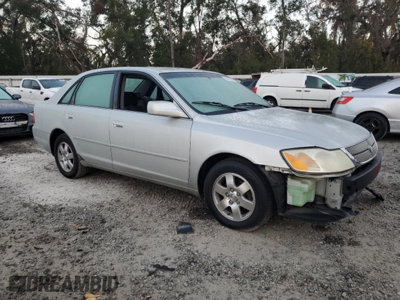 2002 Toyota Avalon XL with VIN 4T1BF28B32U263941, listed as a Copart auction lot 83993504 with 118,438 mi miles and Salvage Title. Bid and sale history available at DreamBid. Image 4.