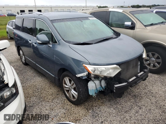 2011 Nissan Quest S with VIN JN8AE2KP8B9004537, listed as a Copart auction lot 74769744 with 98,523 mi miles and Salvage Title. Bid and sale history available at carsss.com. Image 4.