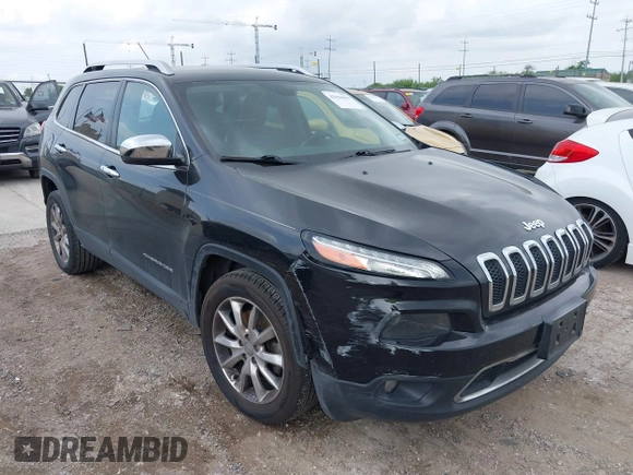 2014 Jeep Cherokee Limited with VIN 1C4PJLDS8EW104085, listed as a IAAI auction lot 42104059 with 141,951 mi miles and . Bid and sale history available at DreamBid. Image 1.