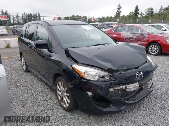 2012 Mazda 5 Grand Touring with VIN JM1CW2DL9C0112005, listed as a IAAI auction lot 42680646 with 140,724 mi miles and . Bid and sale history available at DreamBid. Image 1.