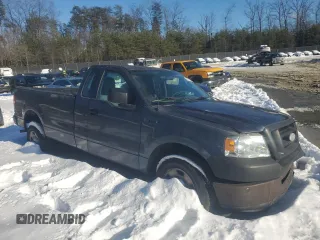 2006 Ford F-150 XL with VIN 1FTPF12V06NB74271, listed as a Copart auction lot 41671455 with 0 mi miles and Salvage Title. Bid and sale history available at carsss.com. Image 4.