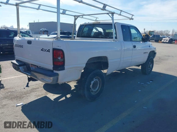 2002 Dodge 2500 with VIN 3B7KF23Z82M280490, listed as a IAAI auction lot 41664001 with 167,744 mi miles and . Bid and sale history available at DreamBid. Image 4.