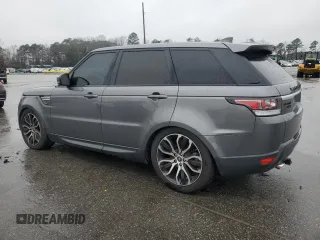 2017 Land Rover Range Rover Sport HSE with VIN SALWR2FK3HA125965, listed as a Copart auction lot 44970435 with 121,769 mi miles and Clean Title. Bid and sale history available at carsss.com. Image 2.