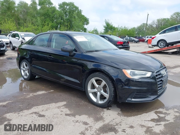 2015 Audi A3 Premium z VIN WAUBFGFF6F1009748, wystawiony jako IAAI lot #42123621 z przebiegiem 158 290 mil mil oraz . Historia ofert i sprzedaży dostępna na DreamBid. Obrazek 1.