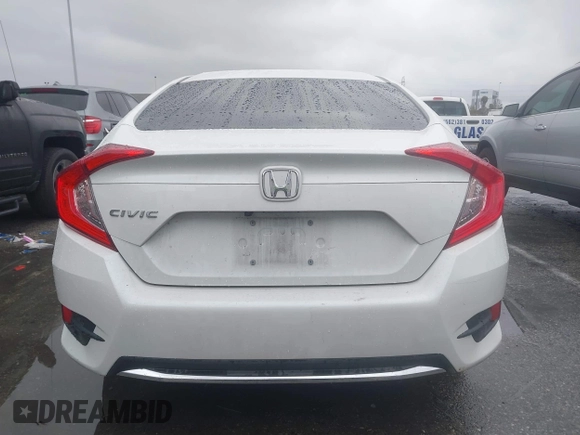 2020 Honda Civic Sedan LX with VIN 2HGFC2F63LH594853, listed as a IAAI auction lot 41805120 with 54,355 mi miles. Bid and sale history available at carsss.com. Image 16.