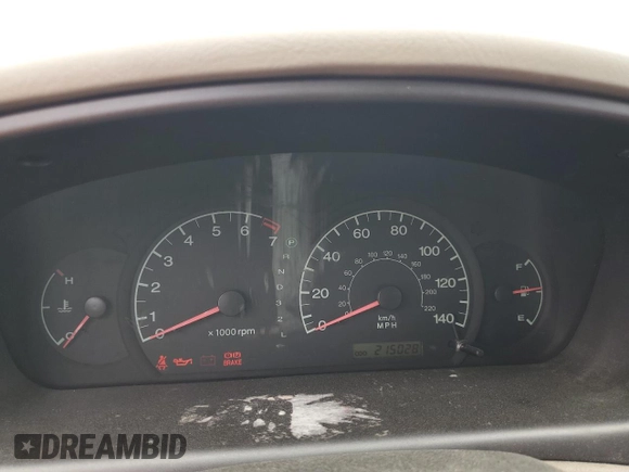2003 Hyundai Elantra GLS z VIN KMHDN45D53U582935, wystawiony jako Copart lot #47753805 z przebiegiem 215 028 mil mil oraz Szkoda całkowita • Salvage title. Historia ofert i sprzedaży dostępna na DreamBid. Obrazek 9.