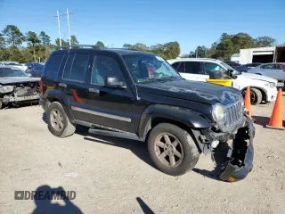 2007 Jeep Liberty Limited with VIN 1J4GK58K57W545530, listed as a Copart auction lot 86285824 with 141,007 mi miles and Salvage title. Bid and sale history available at DreamBid. Image 4.
