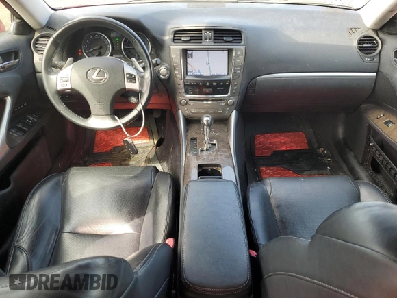 2012 Lexus IS 250 with VIN JTHCF5C26C5058528, listed as a Copart auction lot 54547455 with 166,338 mi miles and Clean Title. Bid and sale history available at DreamBid. Image 8.