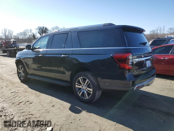2024 Ford Expedition Max Limited с VIN 1FMJK2A8XREA36711, выставлен на аукционе Copart как лот 42152625 с пробегом 33 805 миль миль и Списание • Salvage title. История ставок и продаж доступна на DreamBid. Изображение 2.
