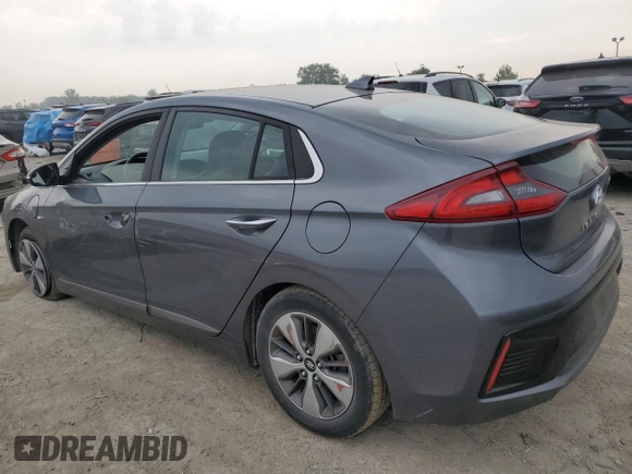 2019 Hyundai Ioniq Limited with VIN KMHC75LD0KU172590, listed as a Copart auction lot 60489925 with 45,059 mi miles and Salvage title. Bid and sale history available at DreamBid. Image 2.