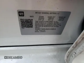 2022 Cadillac CT5 Premium Luxury z VIN 1G6DT5RK0N0133815, wystawiony jako Copart lot #41444045 z przebiegiem 31 931 mil mil oraz Szkody całkowita. Historia ofert i sprzedaży dostępna na DreamBid. Obrazek 12.