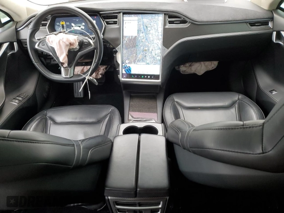 2016 Tesla Model S 70 with VIN 5YJSA1E16GF159310, listed as a Copart auction lot 53568125 with 146,531 mi miles and Salvage title. Bid and sale history available at DreamBid. Image 8.