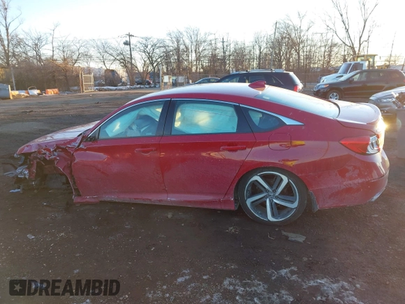 2019 Honda Accord Sport with VIN 1HGCV1F36KA153065, listed as a IAAI auction lot 41407216 with 71,459 mi miles and . Bid and sale history available at DreamBid. Image 15.