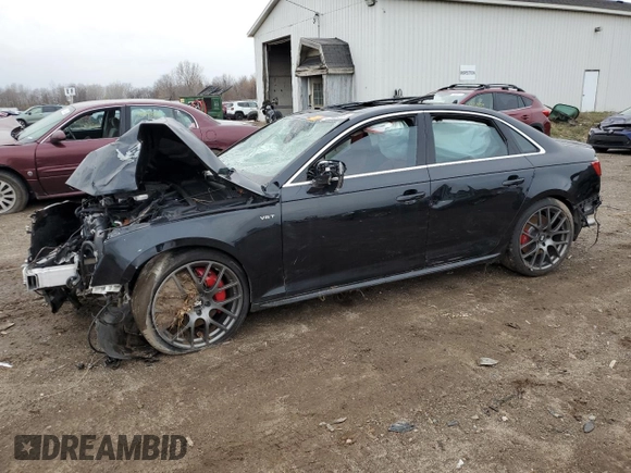 2018 Audi S4 Prestige with VIN WAUC4AF4XJA002784, listed as a Copart auction lot 78688164 with 101,962 mi miles and Clean Title. Bid and sale history available at carsss.com. Image 1.