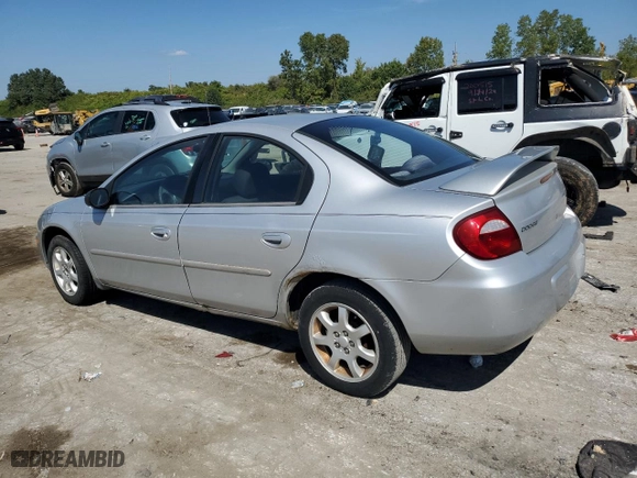 2005 Dodge Neon SXT with VIN 1B3ES56C55D195402, listed as a Copart auction lot 71735184 with 172,160 mi miles and Salvage Title. Bid and sale history available at carsss.com. Image 2.