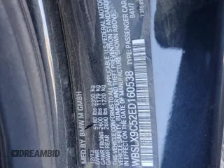 2014 BMW M6 z VIN WBSLX9C52ED160538, wystawiony jako Copart lot #64329095 z przebiegiem Nie podano mil oraz Szkoda całkowita • Salvage title. Historia ofert i sprzedaży dostępna na DreamBid. Obrazek 12.