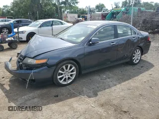 2006 Acura TSX with VIN JH4CL96846C023034, listed as a Copart auction lot 63004375 with 114,258 mi miles and Salvage title. Bid and sale history available at DreamBid. Image 1.