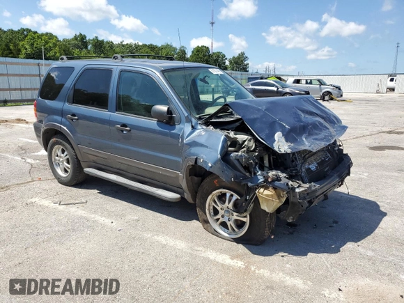 2006 Ford Escape XLT with VIN 1FMYU03146KA43518, listed as a Copart auction lot 61831445 with 191,612 mi miles and Salvage title. Bid and sale history available at DreamBid. Image 4.