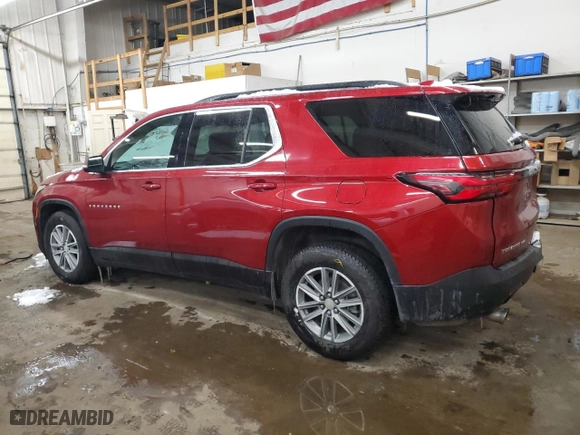 2023 Chevrolet Traverse LT Cloth with VIN 1GNEVGKW5PJ135178, listed as a Copart auction lot 44572535 with 54,727 mi miles and Salvage Title. Bid and sale history available at carsss.com. Image 2.