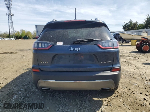 2019 Jeep Cherokee Limited with VIN 1C4PJMDXXKD426638, listed as a Copart auction lot 53851505 with 76,053 mi miles and Salvage Title. Bid and sale history available at carsss.com. Image 6.