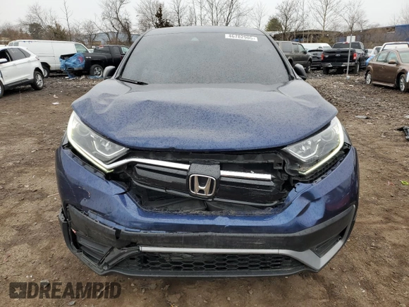 2020 Honda CR-V LX with VIN 7FARW2H28LE007232, listed as a Copart auction lot 46782905 with 51,677 mi miles and Salvage Title. Bid and sale history available at carsss.com. Image 5.