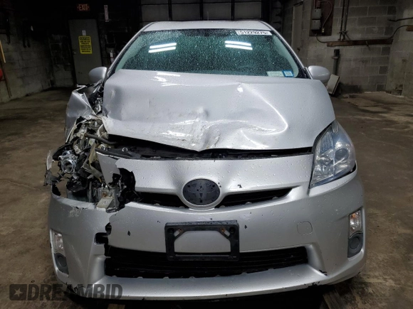 2011 Toyota Prius I with VIN JTDKN3DUXB1438286, listed as a Copart auction lot 51229275 with 0 mi miles and Salvage Title. Bid and sale history available at carsss.com. Image 5.