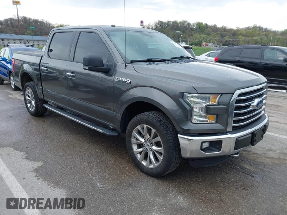 2016 Ford F-150 XLT with VIN 1FTEW1EF5GKD52240, listed as a IAAI auction lot 41971413 with 169,097 mi miles. Bid and sale history available at carsss.com. Image 1.