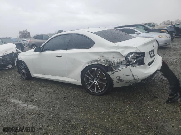 2024 BMW 2 Series 230i with VIN 3MW23CM00R8D85281, listed as a Copart auction lot 84020574 with 10,715 mi miles and Salvage Title. Bid and sale history available at carsss.com. Image 2.