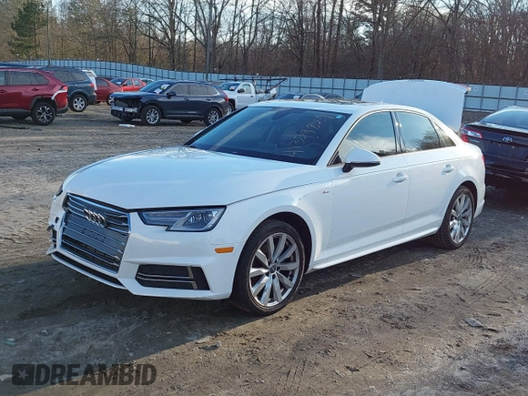 2017 Audi A4 Season of Audi ultra Premium with VIN WAUKMAF41HN050477, listed as a IAAI auction lot 41329827 with 88,265 mi miles. Bid and sale history available at carsss.com. Image 19.