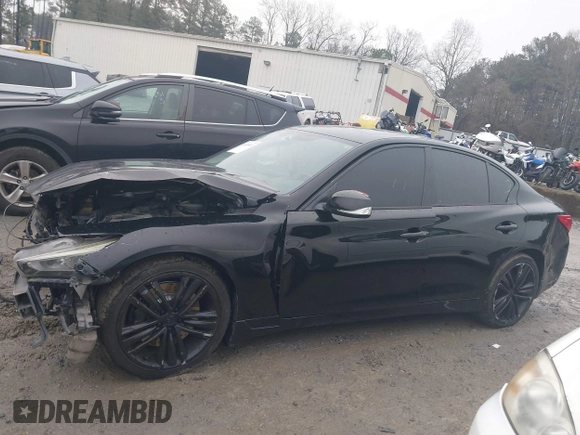 2015 Infiniti Q50 with VIN JN1BV7AP1FM347436, listed as a IAAI auction lot 41405852 with 126,940 mi miles and . Bid and sale history available at DreamBid. Image 14.