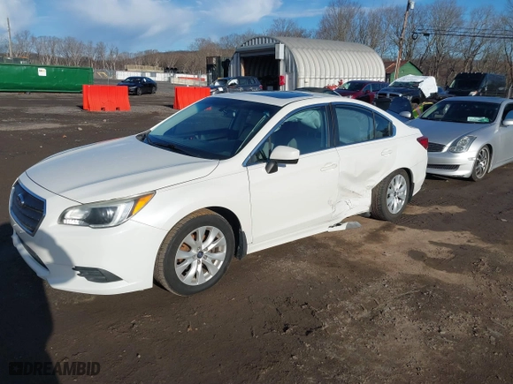 2015 Subaru Legacy 2.5i Premium with VIN 4S3BNBD66F3035752, listed as a IAAI auction lot 41219005 with 85,066 mi miles. Bid and sale history available at carsss.com. Image 2.