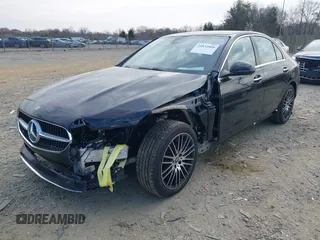 2025 Mercedes-Benz C 300 with VIN W1KAF4HB7SR253109, listed as a IAAI auction lot 41832800 with 703 mi miles and . Bid and sale history available at DreamBid. Image 18.