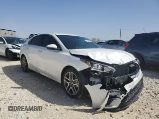 2021 Kia Forte EX with VIN 3KPF54AD6ME323017, listed as a Copart auction lot 47829575 with 43,467 mi miles and Salvage Title. Bid and sale history available at DreamBid. Image 4.