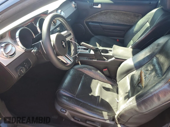 2008 Ford Mustang Deluxe with VIN 1ZVHT80N185141787, listed as a Copart auction lot 46249105 with 246,527 mi miles and Salvage title. Bid and sale history available at DreamBid. Image 7.