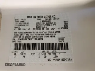 2023 Ford Transit Connect XLT z VIN NM0LS7T29P1555608, wystawiony jako Copart lot #83585764 z przebiegiem 22 680 mil mil oraz Szkoda całkowita • Salvage title. Historia ofert i sprzedaży dostępna na DreamBid. Obrazek 13.