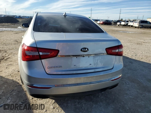 2016 Kia Cadenza Premium with VIN KNALN4D78G5215357, listed as a Copart auction lot 86891674 with 139,693 mi miles and Salvage Title. Bid and sale history available at carsss.com. Image 6.