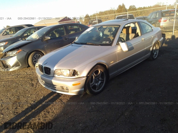 2002 BMW 3 Series 330Ci z VIN WBABN53492PH01801, wystawiony jako IAAI lot #29432661 z przebiegiem 130 017 mil mil oraz . Historia ofert i sprzedaży dostępna na DreamBid. Obrazek 2.