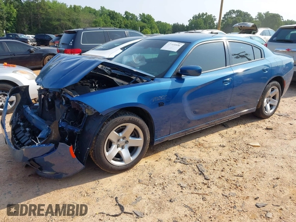 2021 Dodge Charger Police with VIN 2C3CDXAT3MH684776, listed as a IAAI auction lot 42383536 with 28,799 mi miles and . Bid and sale history available at DreamBid. Image 2.