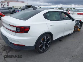 2022 Polestar 2 with VIN LPSED3KA3NL051850, listed as a IAAI auction lot 41764177 with 49,200 mi miles. Bid and sale history available at carsss.com. Image 4.