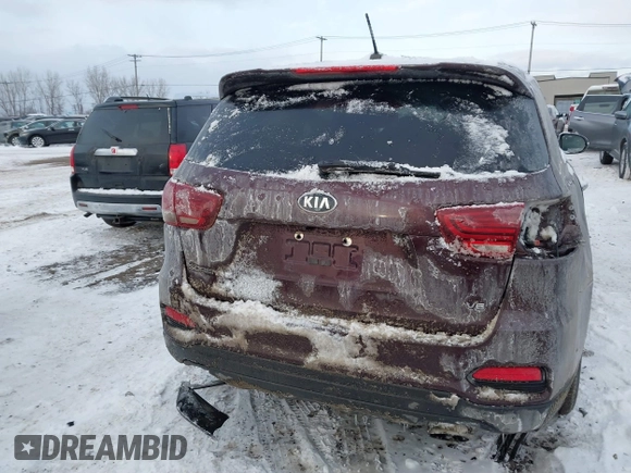 2019 Kia Sorento LX V6 with VIN 5XYPGDA5XKG569320, listed as a IAAI auction lot 41299982 with 115,407 mi miles. Bid and sale history available at carsss.com. Image 16.